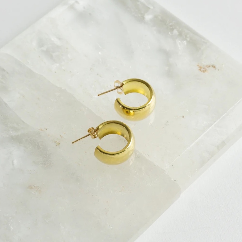 Laura Lombardi Luna Hoop Earrings ✨